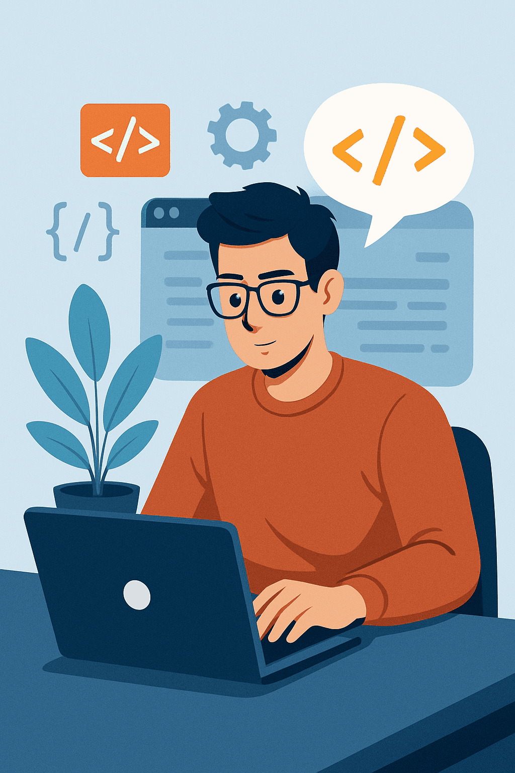 Contact illustration